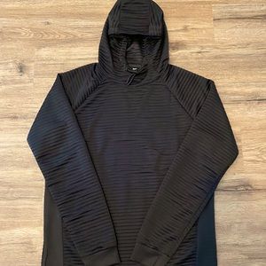 Apana men’s black ribbed hoodie